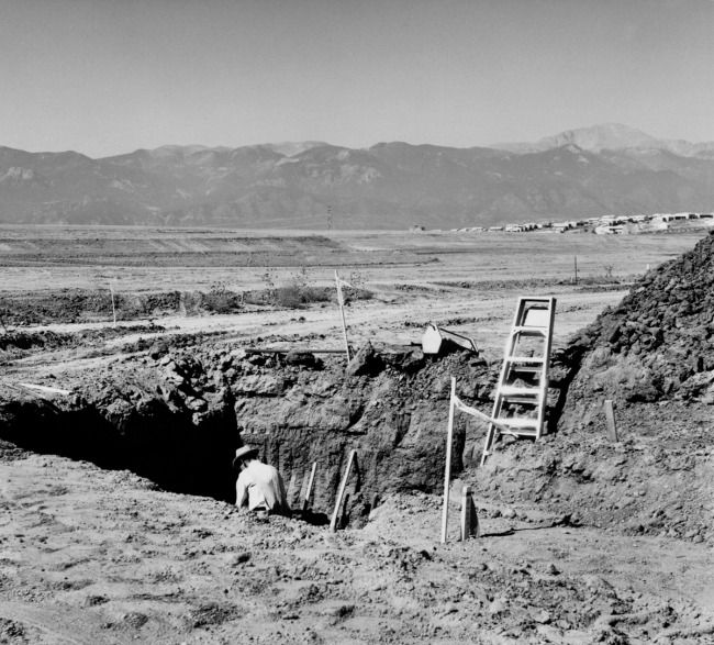 Robert Adams (American, b. 1937) 'Basement for a Tract House, Colorado Springs' 1969