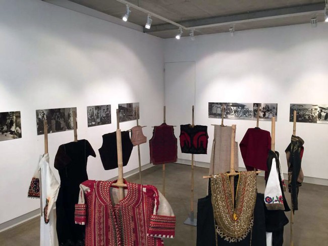 Installation view of the exhibition 'Girls In Our Town: Women in the Shadow of 'The Magnificent Empire' Florina Prefecture & Region, Macedonia Greece 1900-1917, 2017' by Elizabeth Gertsakis at William Mora Galleries, Richmond