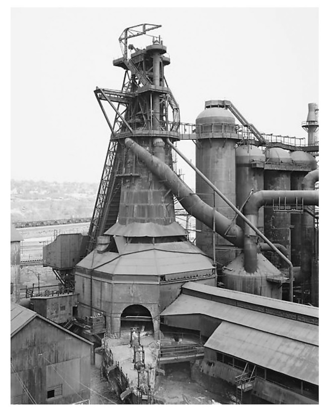Bernd and Hilla Becher (German, active 1959-2007) 'Blast Furnace, Youngstown, Ohio, United States' 1983