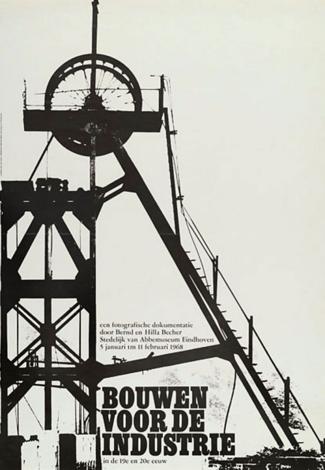 Bouwen voor de Industrie in de 19e en 20e eeuw, een fotografische dokumentatie door Bernd en Hilla Becher, Stedelijk van Abbemuseum, Eindhoven, The Netherlands 1968