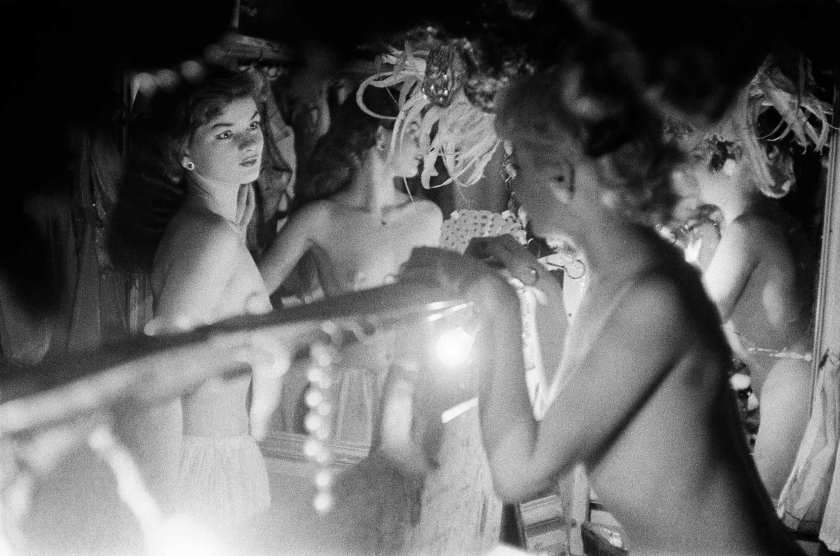 Frank Horvat (Italian, 1928-2020) 'Tan Arnold at The Smoking Dog, Paris, for Jardin des Modes' 1957