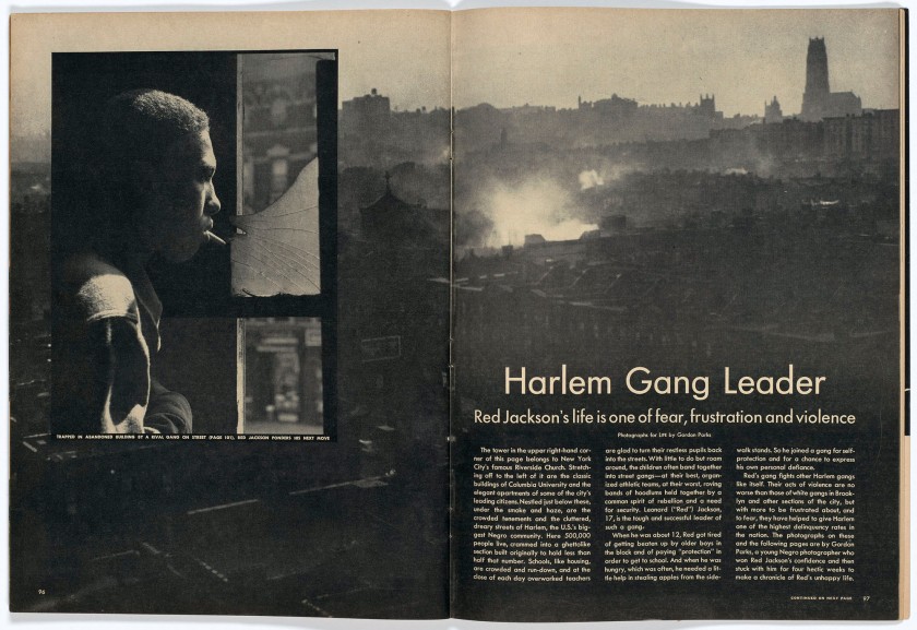 Life Magazine (1883-1972) '[Harlem Gang Leader opening spread]' 1948