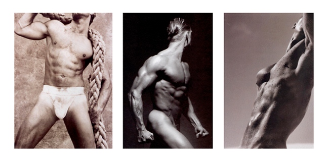 Various photographers of the male body in Blue Magazine