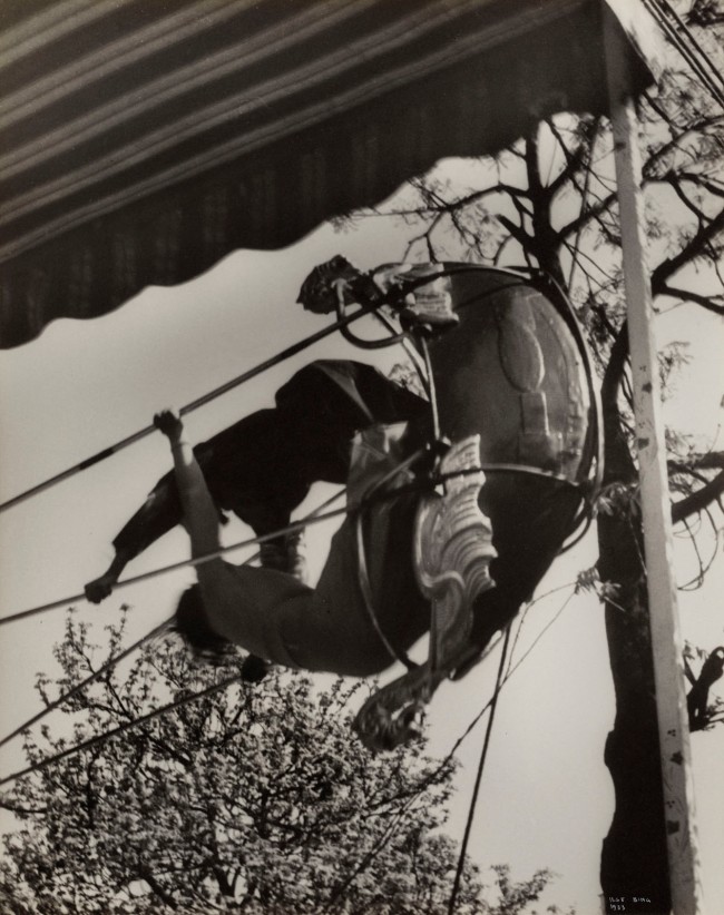 Ilse Bing (American born Germany, 1899-1998) 'Street Fair, Paris' 1933