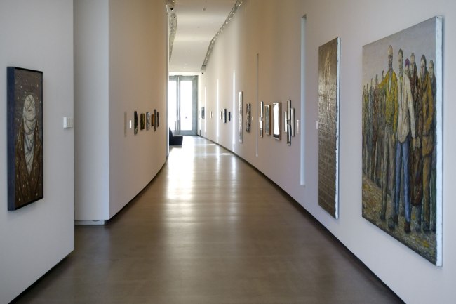 Installation view of the exhibition 'Peter Booth' at TarraWarra Museum of Art