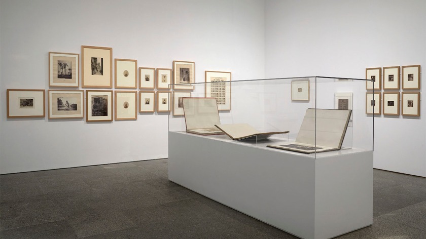 Installation view of the exhibition 'Documentary Genealogies: Photography 1848-1917' at the Museo Nacional Centro de Arte Reina Sofía, Madrid