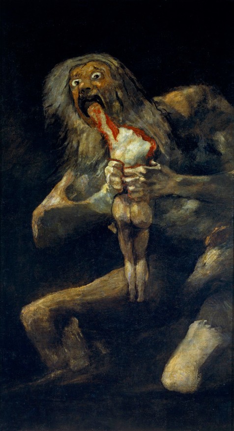 Francisco Goya (Spanish, 1746-1828) 'Saturn Devouring His Son' c. 1819-1823