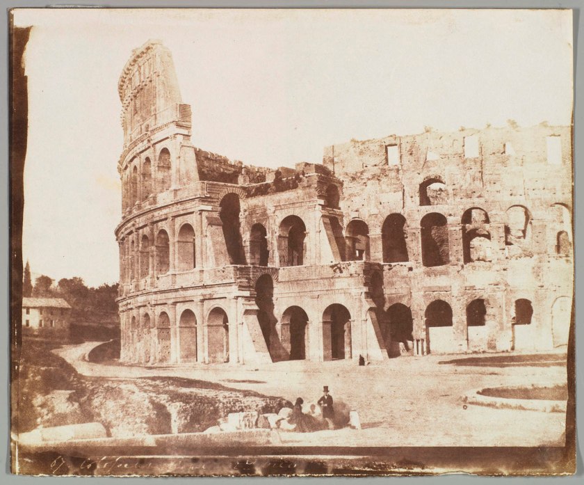 Rev. Calvert Richard Jones (Welsh, 1804-1877) 'Colosseum, Rome, 2nd view' 1846
