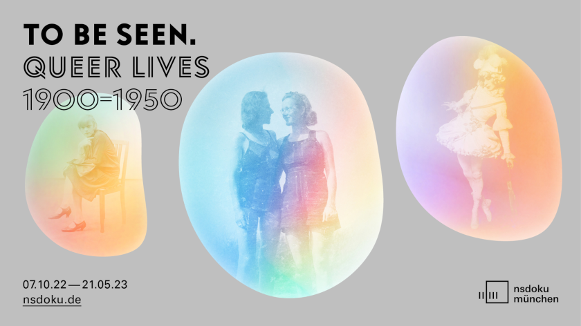 'TO BE SEEN: Queer Lives 1900-1950' promo poster