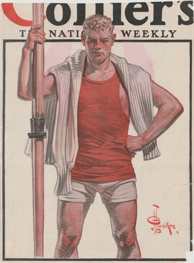 J.C. Leyendecker (American, 1874-1951) 'Cover of Collier's' June 24, 1916