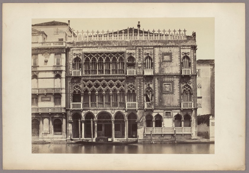 Carlo Ponti (Italian 1823-1893) 'Venice, Ca' d'Oro' c. 1870-1880