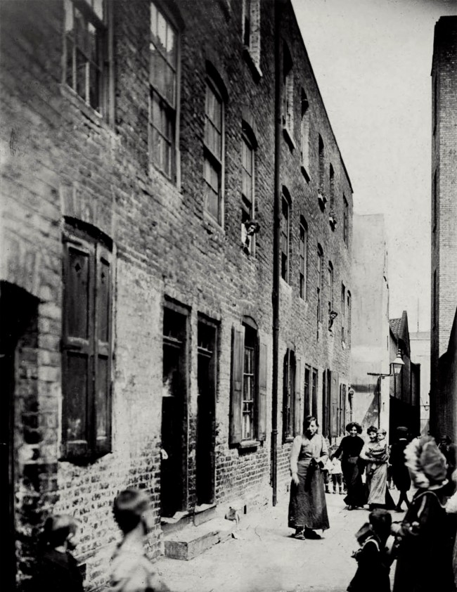 Jack London (American, 1876-1916) 'Frying Pan alley, Spitalfields' 1902