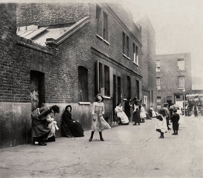 Jack London (American, 1876-1916) 'Whitechapel on a bank holiday' 1902