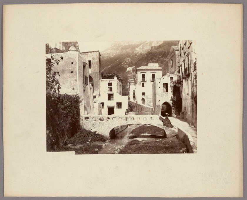 Giorgio Sommer (Italian born Germany, 1834-1914) 'Amalfi: Valle dei Mulini' c. 1860-1870