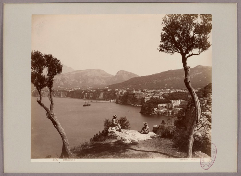 Giorgio Sommer (Italian born Germany, 1834-1914) 'Gulf of Naples: View of Sorrento' c. 1880-1890