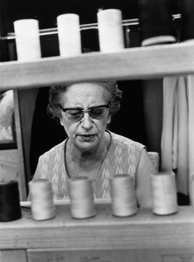 Louis Stettner (American, 1922-2016) 'Garment Worker, New Jersey' Nd