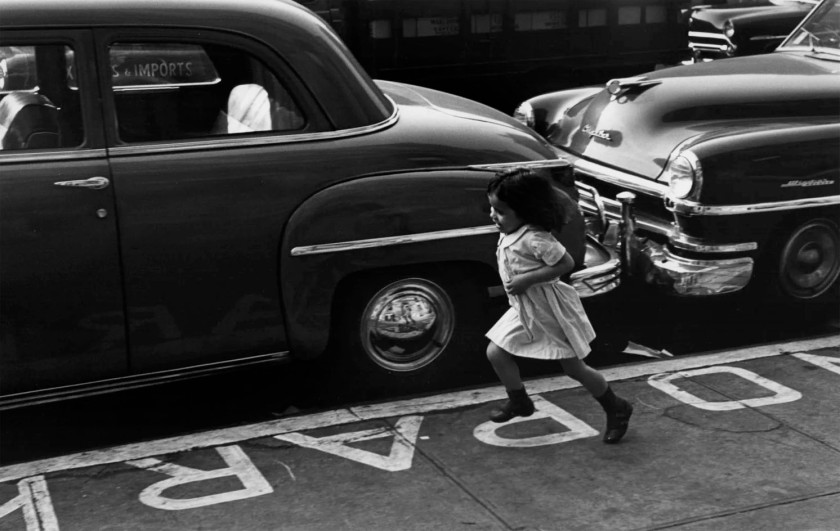 Louis Stettner (American, 1922-2016) 'Little Girl Running, Lower East Side' 1952