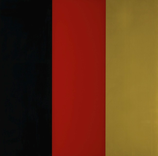 Gerhard Richter (German, b. 1932) 'Schwarz, Rot, Gold' (Black, Red, Gold) 1999