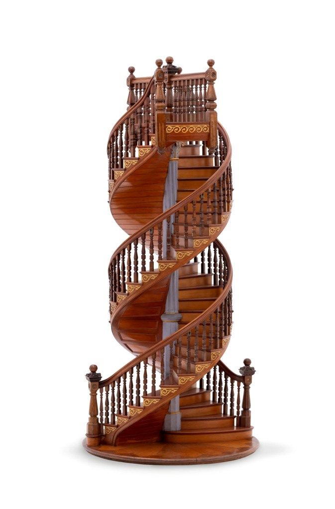 John Lyon Gardiner (maker, Sydney Technical College, Sydney, New South Wales, Australia) 'Model staircase' 1891