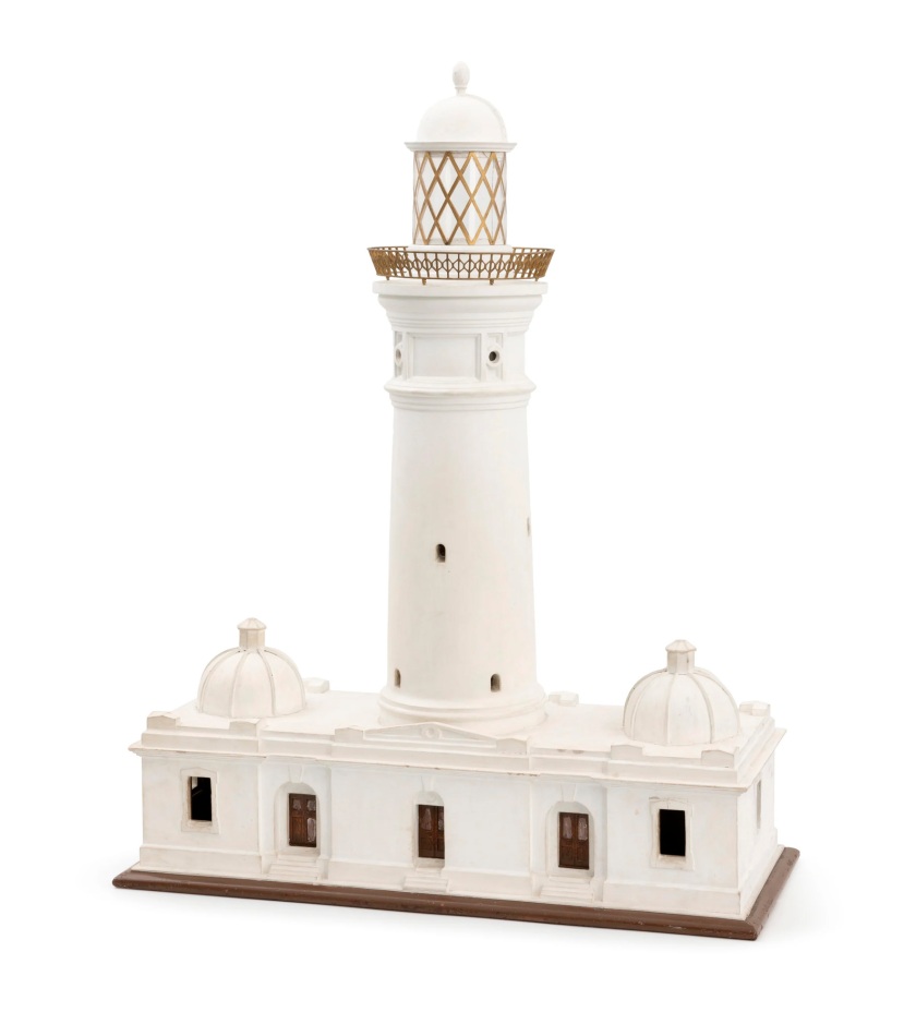 Department of Navigation, Sydney, New South Wales, Australia. 'Architectural model, Macquarie Lighthouse' c. 1880