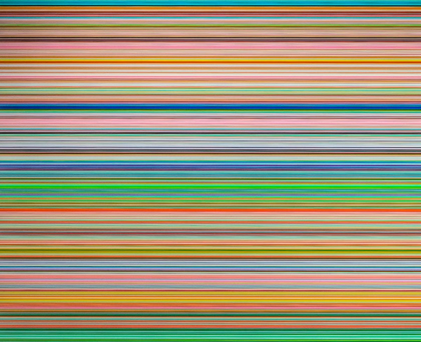 Gerhard Richter (German, b. 1932) 'Strip (930-3)' 2013/2016 (detail)