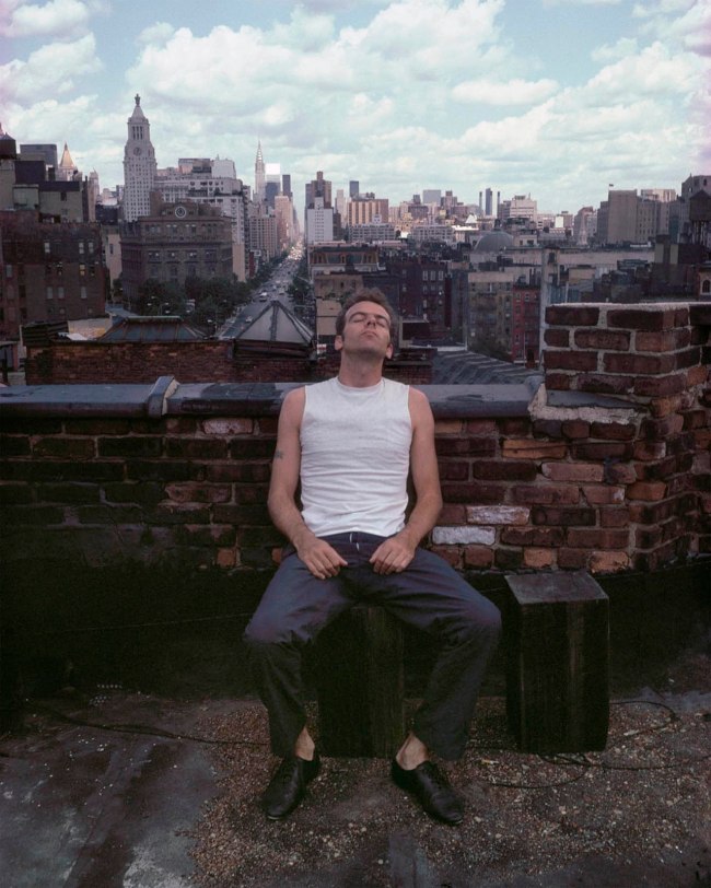 Nan Goldin (American, b. 1953) 'Brian on the Bowery roof, New York City' 1982
