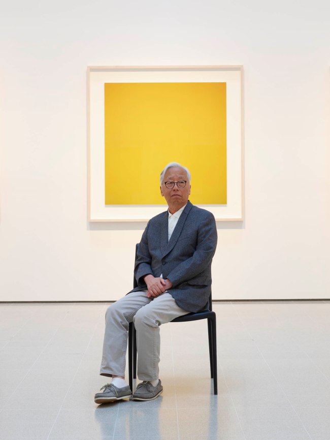 Rachael Smith. 'Hiroshi Sugimoto in the Hayward Gallery with his 'Opticks' series' 2023