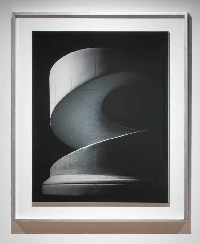 Installation view of Hiroshi Sugimoto, 'Conceptual Form Surface 0001 Helicoid: Minimal Surface' 2004