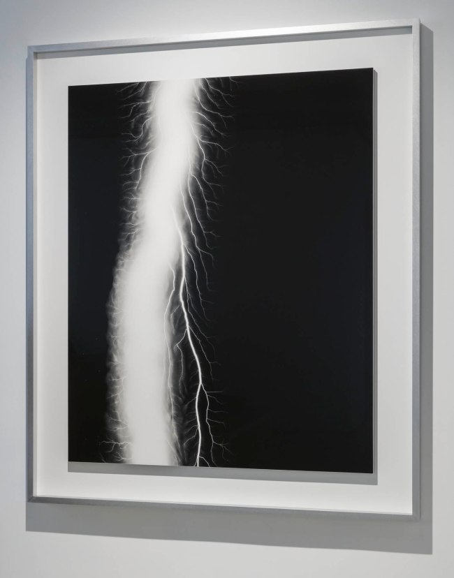 Installation view of Hiroshi Sugimoto, 'Lightning Fields 163' 2009