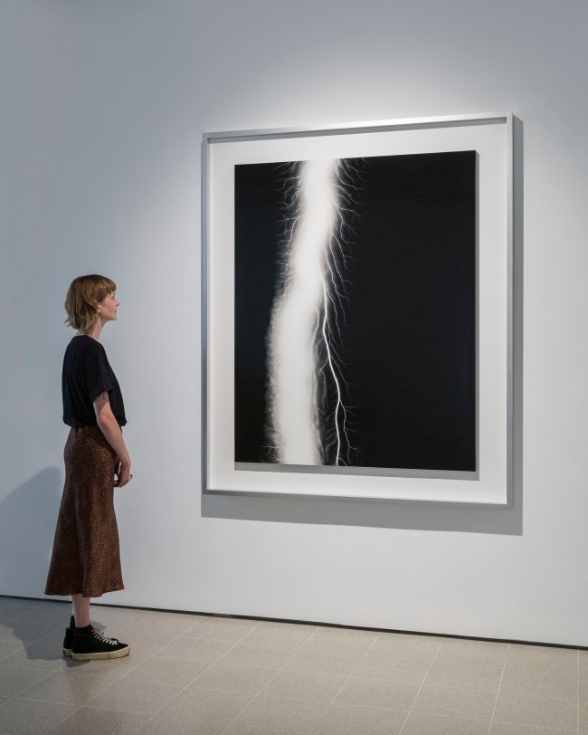 Installation view of Hiroshi Sugimoto, 'Lightning Fields 163' 2009