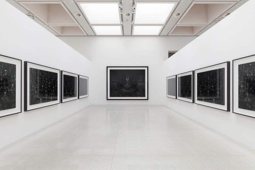 Installation view of Hiroshi Sugimoto, 'Sea of Buddha' series