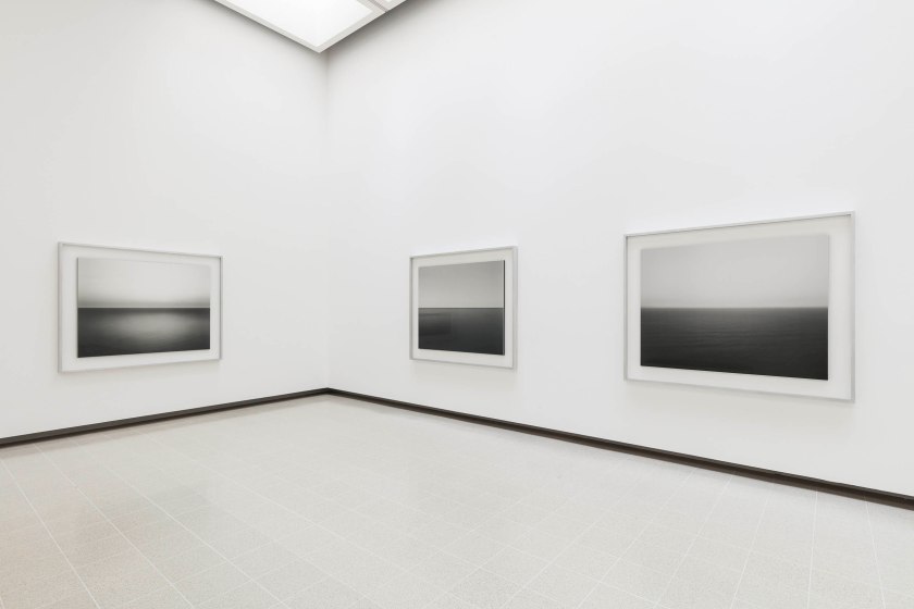 Installation view of Hiroshi Sugimoto, 'Seascapes' series