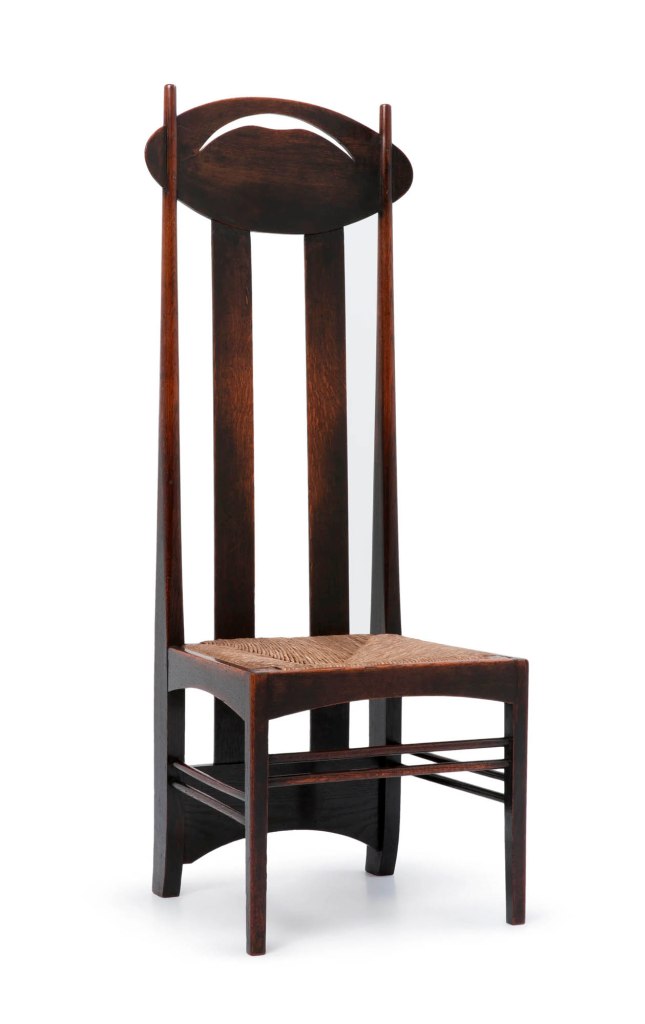 Charles Rennie Mackintosh (Scottish, 1868-1928)(designer, Glasgow, Scotland) 'Chair, 'Argyle'' 1898-1899