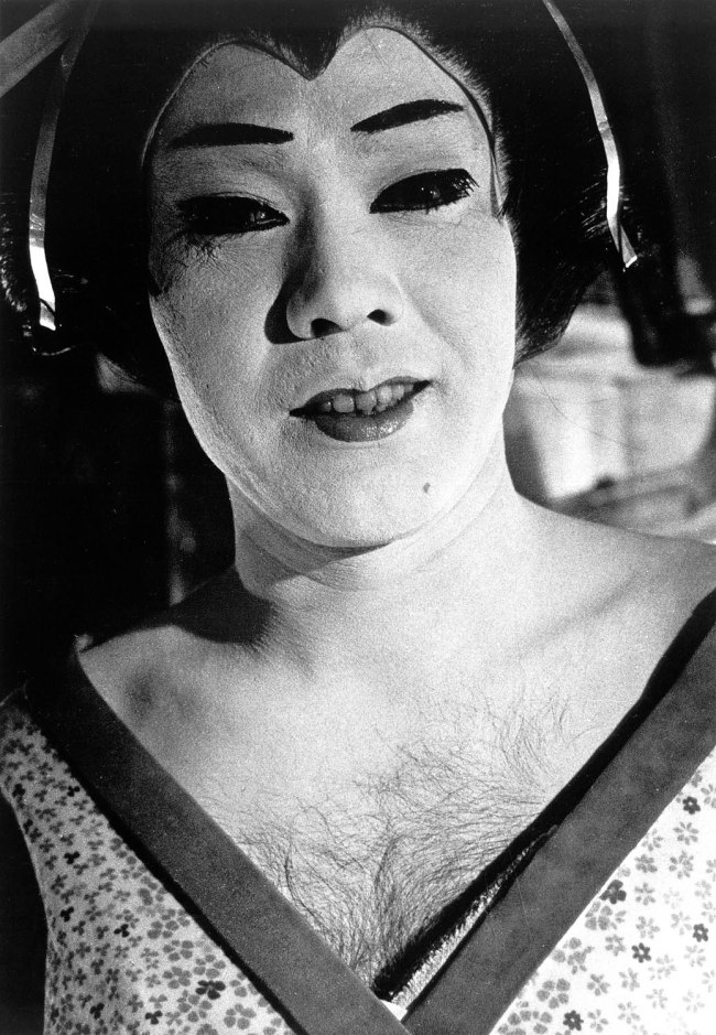 Daido Moriyama (Japanese, b. 1938) 'Male actor playing a woman' Tokyo 1966