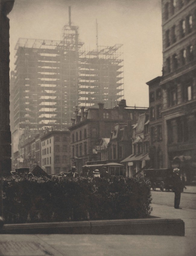Alfred Stieglitz (American, 1864-1946) 'Old and New New York' 1910, printed in or before 1913