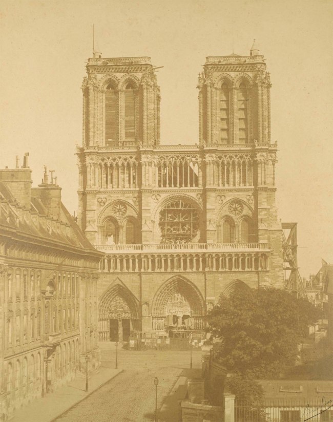 Bisson Frères. Louis-Auguste Bisson (French, 1814-1876) and Auguste-Rosalie Bisson (French, 1826-1900) 'Notre-Dame' 1850s
