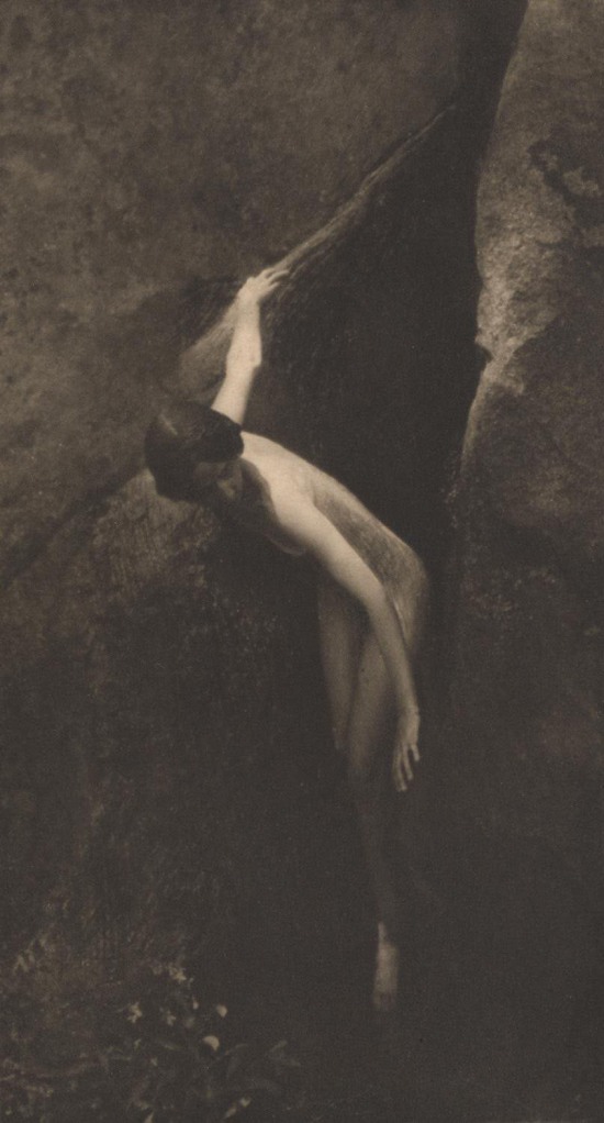 Anne Brigman (American, 1859-1960) 'The Cleft of the Rock' 1912