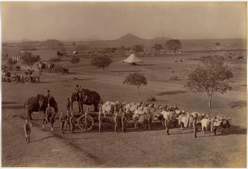 Raja Deen Dayal (Indian, 1844-1905) 'Heavy Field Battery, Jhansi' 1886