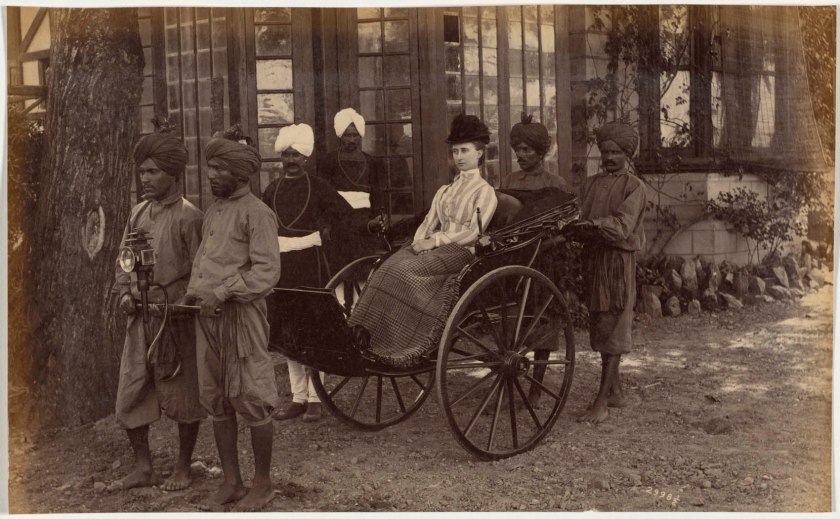Raja Deen Dayal (Indian, 1844-1905) 'Miss Lyall, Simla' 1887