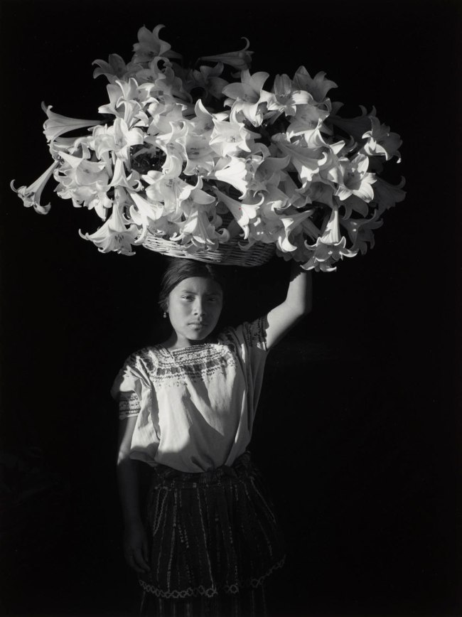 Flor Garduño (Mexican, b. 1957) 'Canasta de Luz' (Corbeille de lumière)(Basket of Light) 1989