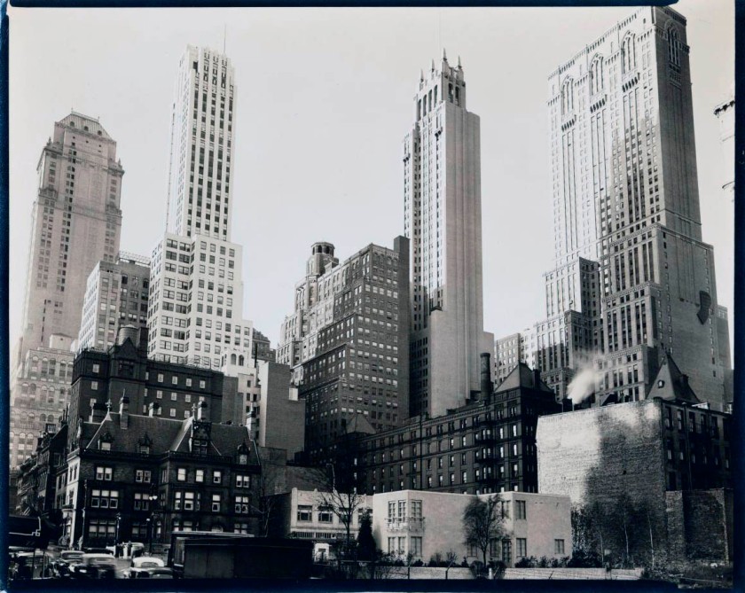 Berenice Abbott (American 1898-1991, France 1921-1929) 'Park Avenue and Thirty-ninth Street, Manhattan' October 8 1936