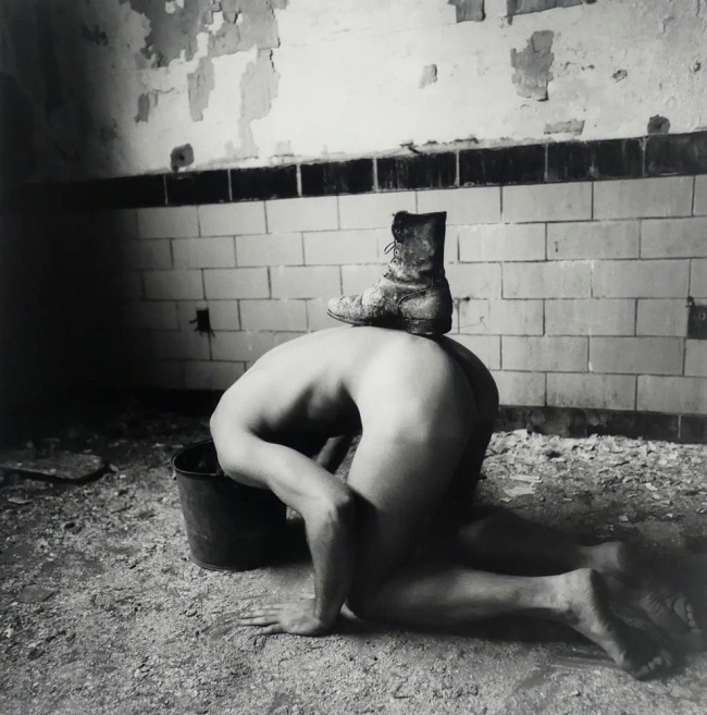 Arthur Tress (American, b. 1940) 'Boot Fantasy, New York' 1977