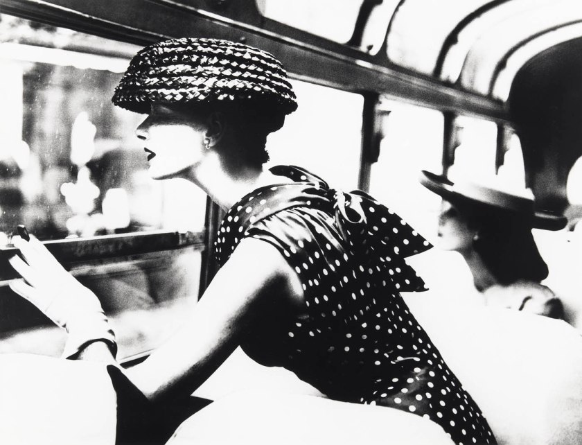 Lillian Bassman (American, 1917-2012) 'More fashion mileage per dress, Barbara Vaughn, Harper's Bazaar, New York' 1956