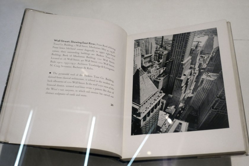 Berenice Abbott (American 1898-1991, worked in France 1921-1929) 'Changing New York' Published by E. P. Dutton & Co, New York, 1939 (installation view)