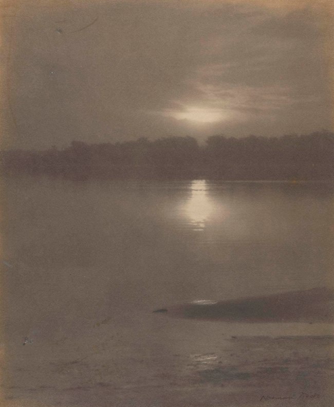 Norman Deck (Australian 1882-1980) 'Sunset, Parramatta River' 1909