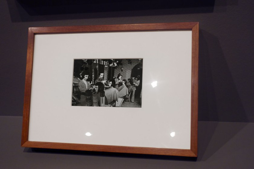 Installation view of the exhibition Photography: Real & Imagined at The Ian Potter Centre: NGV Australia, Melbourne showing David Wadelton's 'Richmond hairdresser' (1979) (installation view)