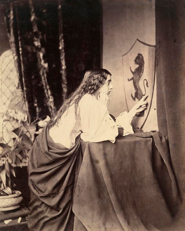 Henry Peach Robinson (English, 1830-1901) 'Elaine watching the shield of Lancelot' 1859