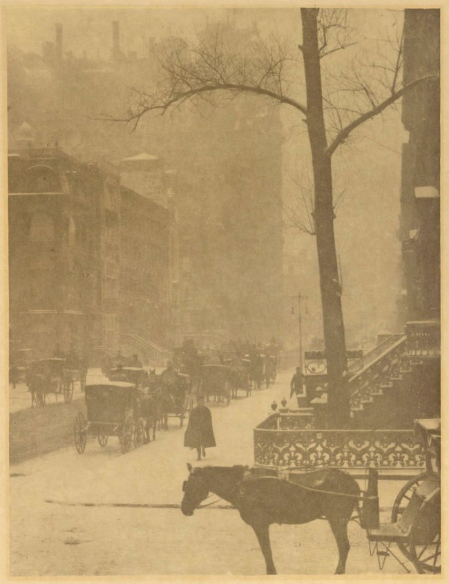 Alfred Stieglitz (American, 1864-1946) 'The Street - Design for a Poster / The Street – Fifth Avenue' 1896? / 1901-1902?, printed 1903