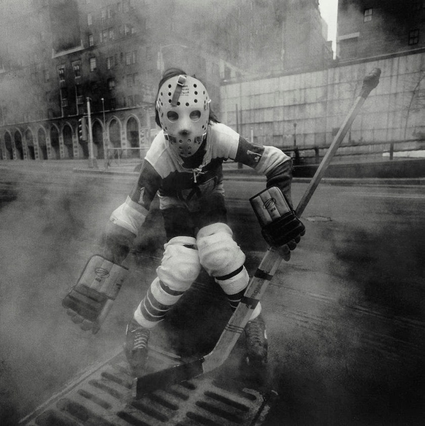 Arthur Tress (American, b. 1940) 'Hockey Player, New York' 1972
