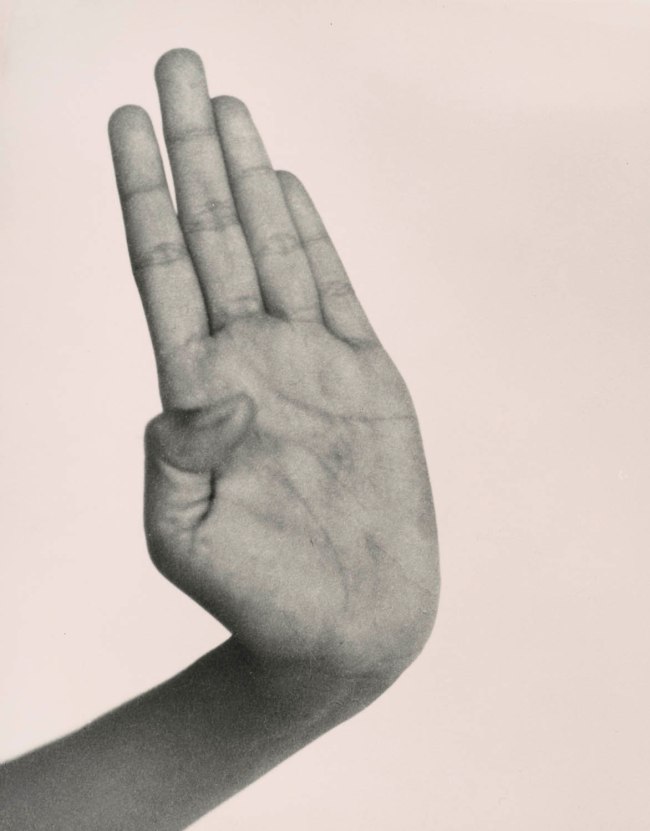 Dorothea Lange (American, 1895-1965) 'Hand of Dancer, Java, Indonesia' 1958